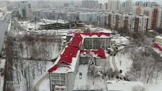 Строительство в Самаре нового корпуса детской инфекционной больницы / февраль  2022 г. / Russia