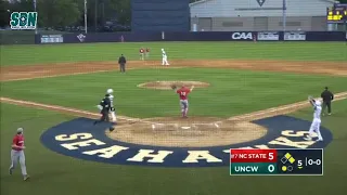 UNCW BSB Highlights - NC State (April 16, 2019)