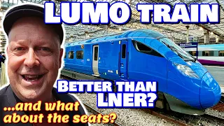 SHOCKING revelation! Comfy seats on a UK Train? First time on LUMO London to Edinburgh