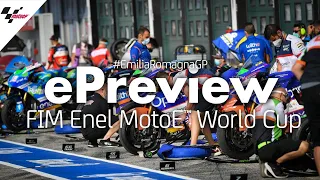 The ePreview of the FIM Enel #MotoE World Cup ⚡️ at the #EmiliaRomagnaGP