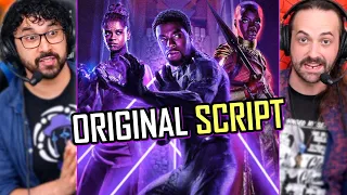 Black Panther Wakanda Forever ORIGINAL SCRIPT BREAKDOWN | Everything We Know REACTION!!