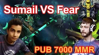 Dota 2 Sumail vs Fear - 7000 Pub MMR