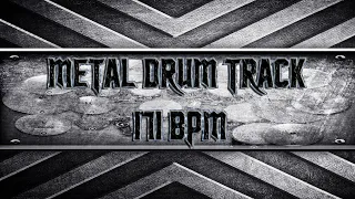 Double Bass Extravaganza Metal Drum Track 171 BPM (HQ,HD)