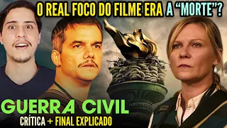 Guerra Civil da A24 REVIROU MEU ESTOMAGO! - Critica + FINAL EXPLICADO