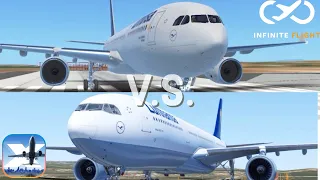 Infinite Flight vs X-Plane 10 (Best Mobile Flight Simulator) Part 2