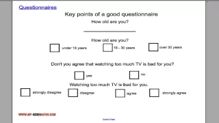 Questionnaires