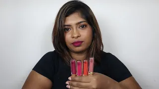 Faces Canada Comfy Matte Liquid Lipsticks | All shades | Review & Swatches