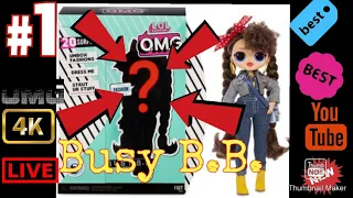 Unboxing LOL Surprise OMG Fashion Doll Busy B.B. Series 2 - LOL Omg Doll Busy B.B. Review.