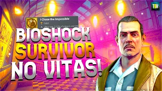 Bioshock SURVIVOR Difficulty WITHOUT USING Vita Chambers Gameplay | "I Chose The Impossible" Trophy!