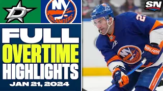 Dallas Stars at New York Islanders | FULL Overtime Highlights - January 21, 2024