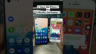 #shorts iPhone 7 Vs Realme 7 Boot Speed Test