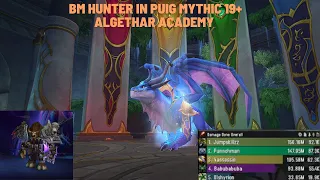 BM Hunter Goes For 92k DPS In Pug Mythic 19+ Algethar Academy 10.2 WoW Dragonflight