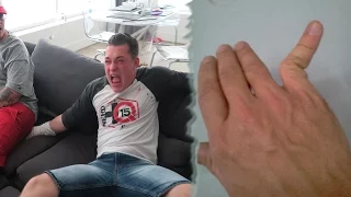 HE BROKE MY PINKY FINGER AGAIN!?! (SAT ON BAD HAND)