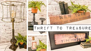 Thrift to Treasure - Upcycling Goodwill Bins Finds - Creating a Moody Vignette
