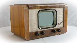 Чёрно белый телевизор "Рембрандт" ГДР 1953 г.