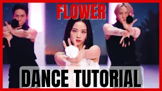 JISOO - ‘꽃(FLOWER)’ Dance Practice Mirrored Tutorial (SLOWED)