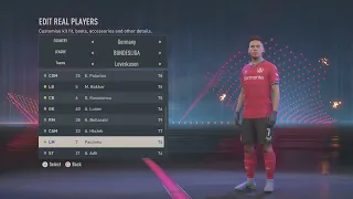 FIFA 23 on PS5 - BAYER LEVERKUSEN - PLAYER FACES AND RATINGS - 4K60FPS GAMEPLAY