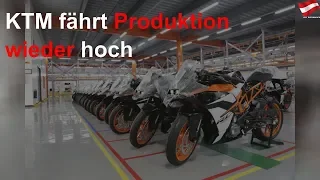 KTM fährt Produktion wieder hoch