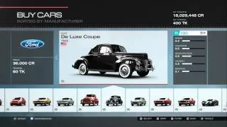 Forza Motorsport 5 All Cars (Including All DLC) (318 Cars)
