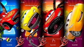 Lighting McQueen Exe vs Spider Lighting McQueen vs Lighting McQueen Eater vs Cruz Ramirez Tiles Hop