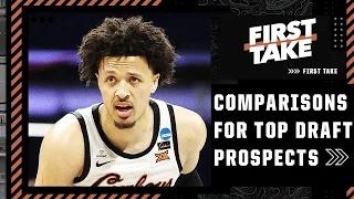 NBA comparisons for Cade Cunningham, Jalen Green, Scottie Barnes and James Bouknight | First Take