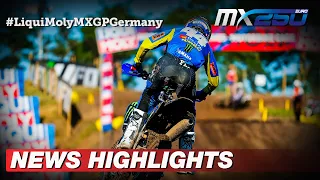News Highlights | EMX250 | Liqui Moly MXGP of Germany 2022 #MXGP #Motocross
