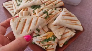 Tortilla cones - a quick snack, delicious hot and cold, perfect for a picnic or a party