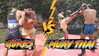 SOKAKTA EN İYİ DÖVÜŞ TEKNİĞİ | GÜREŞ VS MUAY THAİ