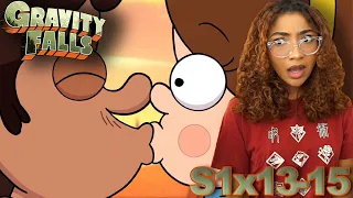 MABELS FIRST KISS!!!! | Gravity Falls S1x13-15 *Reaction/Commentary*