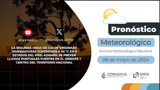 08 de mayo de 2024 8:00h #pronósticodeltiempo