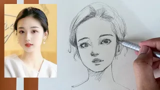 How to draw a cut face girl vibes
