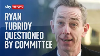 Irish TV personality Ryan Tubridy and his agent face committee of TDs