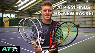 ATP Player Tests Eight Different Rackets and Picks his Favourite