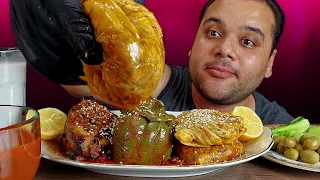 Eggplant peel, pepper and cabbage ASMR: Iranian flavors in your kitchen