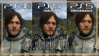 DEATH STRANDING DIRECTOR'S CUT : Comparatif PS4 Pro vs PS5 Mode Fidélité vs PS5 Mode Performance !