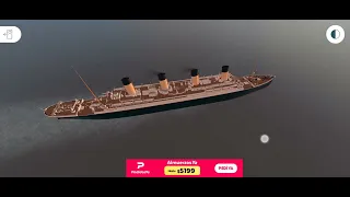 Titanic sailing the ship