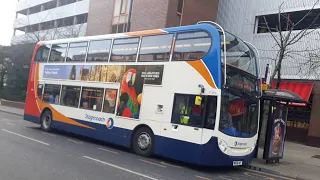 COASTING ALONG: Route 22 | NK58AEY/19384 - Stagecoach North East: Dennis Trident 2/ADL Enviro 400