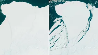 London-sized iceberg breaks off Antarctica ice shelf