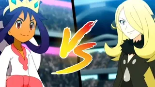 pokemon master journeys Cynthia vs Iris Full battle 🔥 || Cynthia vs Iris pokemon #amv || #pokemon