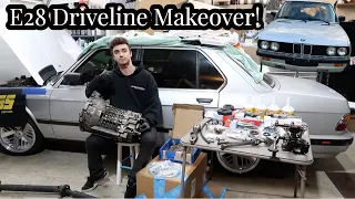 Manual Swapping and Completely Overhauling a BMW E28's Driveline | M30B35 E28 Ep. 4