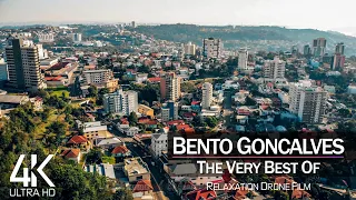 【4K】🇧🇷 Bento Goncalves from Above 🔥 BRAZIL 2021 🔥