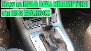 How to verify real kilometers on DSG gearbox with VCDS (VAG COM) VW, Audi, Seat, Skoda