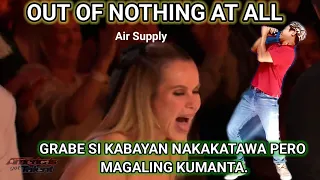 OUT OF NOTHING AT ALL AIR SUPPLY AMERICAN'S GOT TALENT AUDITION VIRAL PARODY. GOLDEN BUZZER