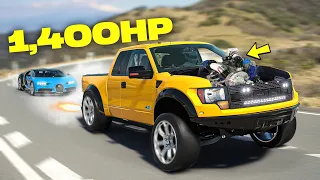 The Craziest 1,400HP Raptor Engine Swap in Gran Turismo 7!