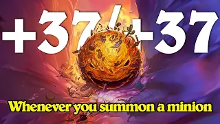 What a crazy amount of stats!!! | Hearthstone Battlegrounds