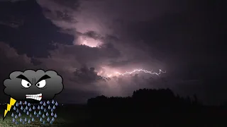 Blitzintensives Gewitter über München, 26. August 2022