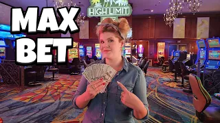 2 Hours of MAX Betting Slot Machines in Las Vegas!