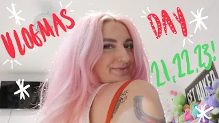 dyeing my hair pink (again) vlogmas day 21,22,23