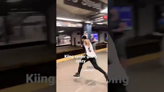 Platform Jump #kiingspiider #shortsfeed #youtubeshorts #dupreegod #mta #newyork #subway