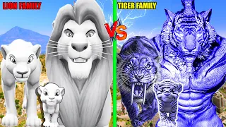 Growing Smallest White Lion Family into Biggest White Lion Family in GTA 5! SIMMBA THE LION KING
